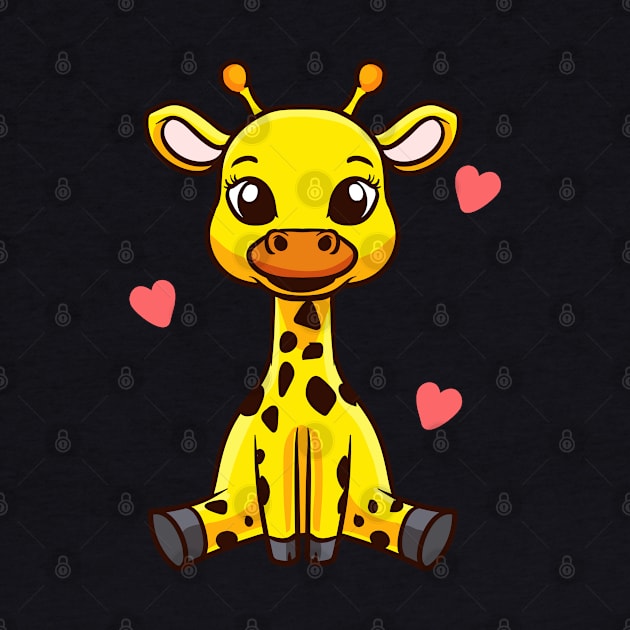 Baby Giraffe by E